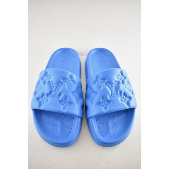 Louis Vuitton Waterfront Mule Bubble Monogram LV Blue Slide Sandal UK 9 US 10 11 main image 11